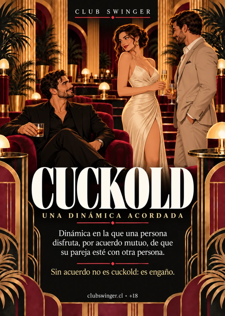 Infografía «Cuckold»: dinámica en la que una persona disfruta, por acuerdo mutuo, de que su pareja esté con otra persona.