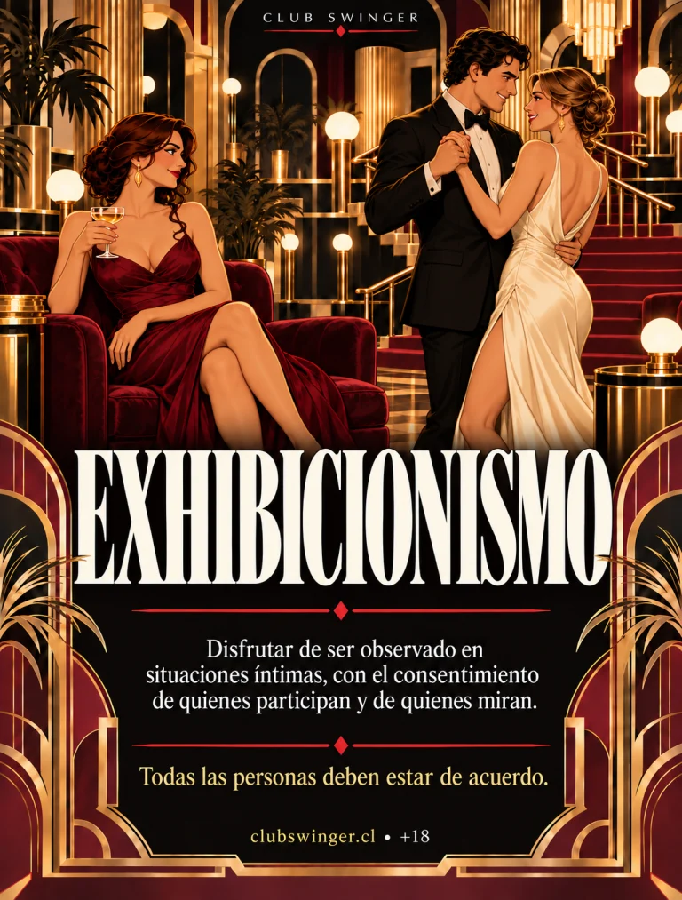 Infografía «Exhibicionismo»: disfrutar de ser observado en situaciones íntimas, con el consentimiento de quienes participan y de quienes miran.