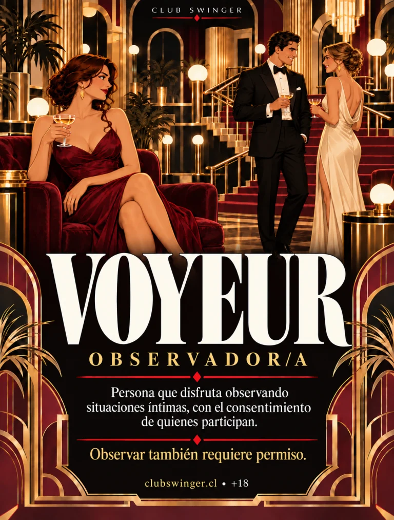 Infografía «Voyeur», observador u observadora: persona que disfruta observando situaciones íntimas, con el consentimiento de quienes participan.
